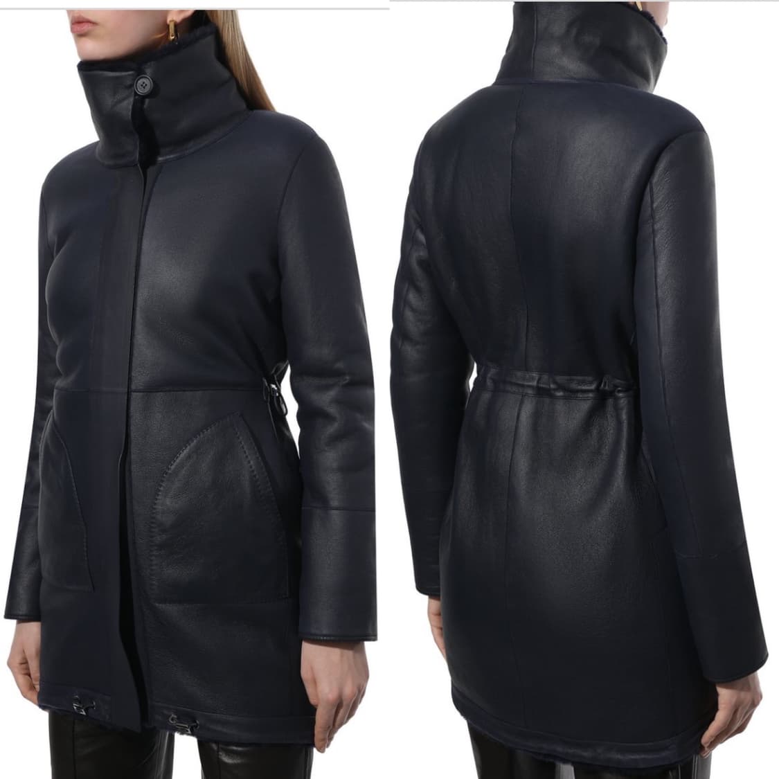 로로 피아나 리버서블 풀집업 코트(무통)40 사이즈-해외발송 상품이미지2