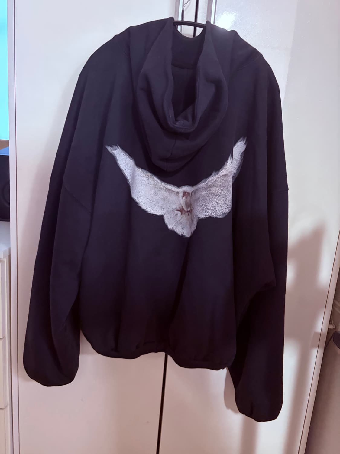 이지 갭 발렌시아가 도브 후드 워시드 블랙 m 사이즈 상품이미지2