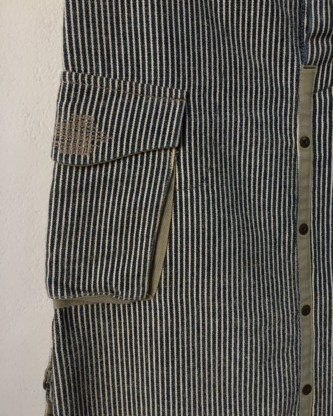 Stripe pattern cago midi skirt 상품이미지3