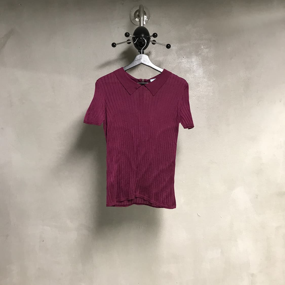 프라다 니트 반팔 카라티 44(W) 상품이미지1