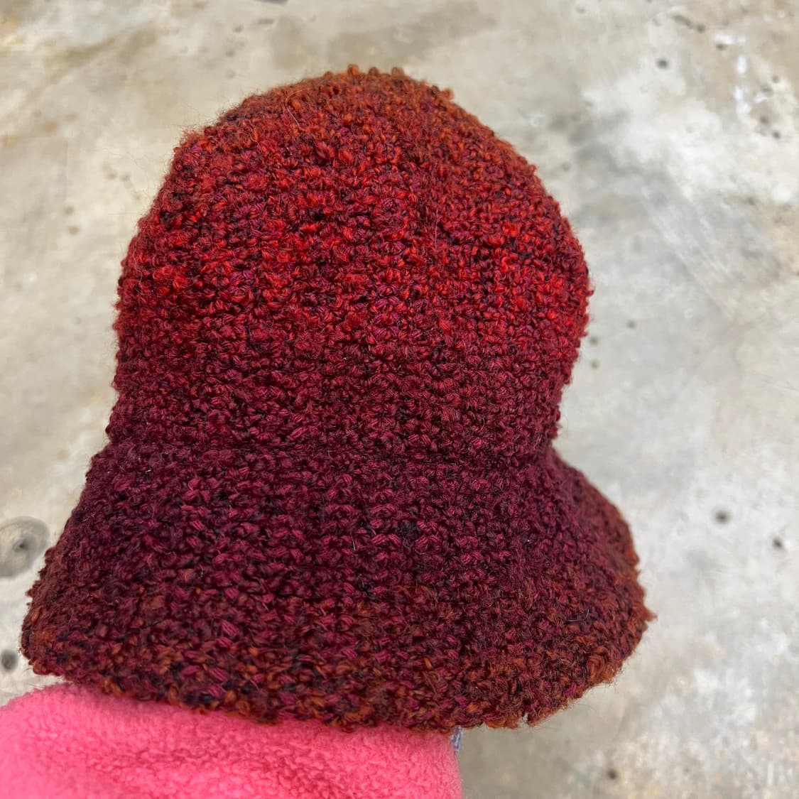 빈티지 캉골 그라데이션 부클 버킷햇 상품이미지3