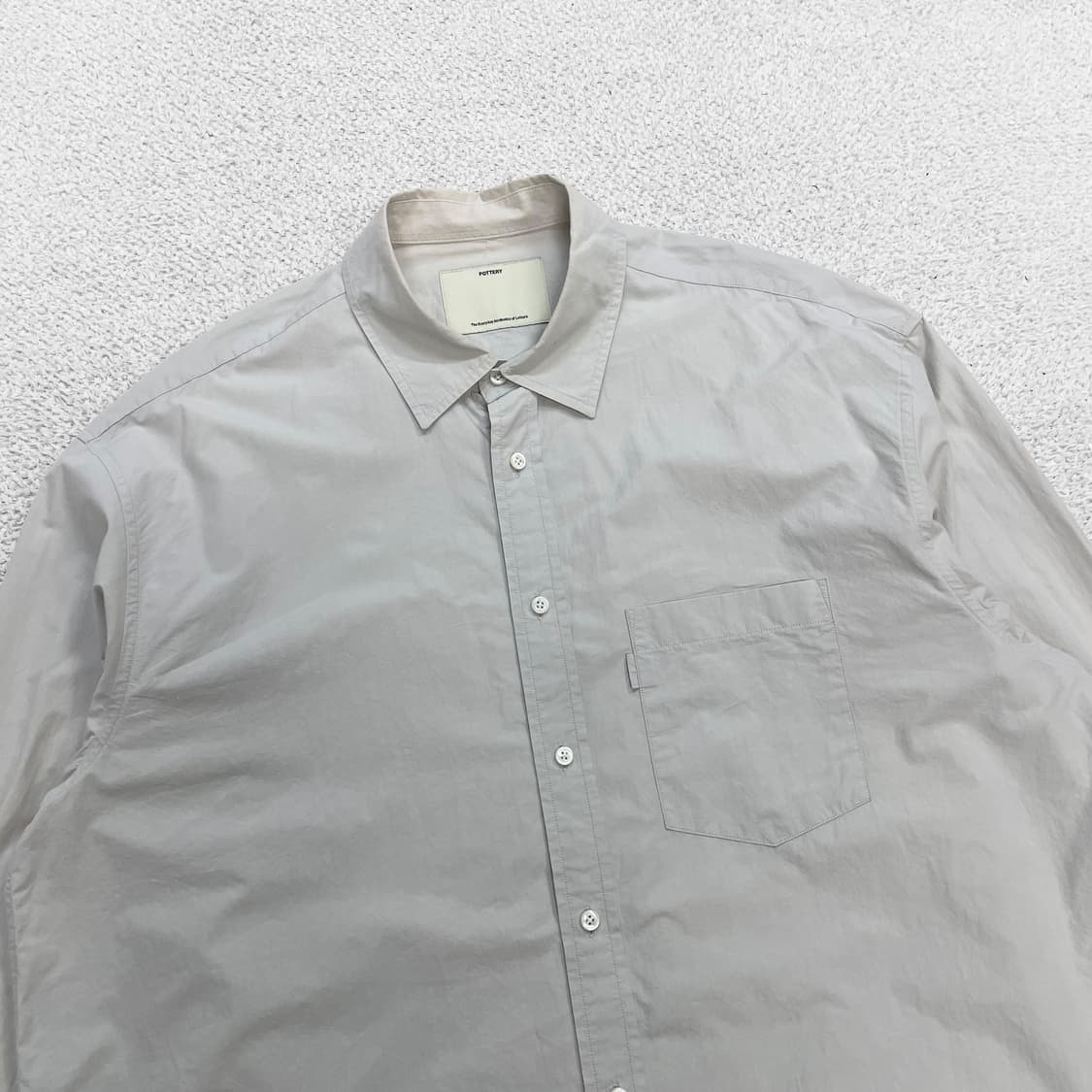 포터리 가먼트다이드 컴포트 셔츠 드리즐 상품이미지2