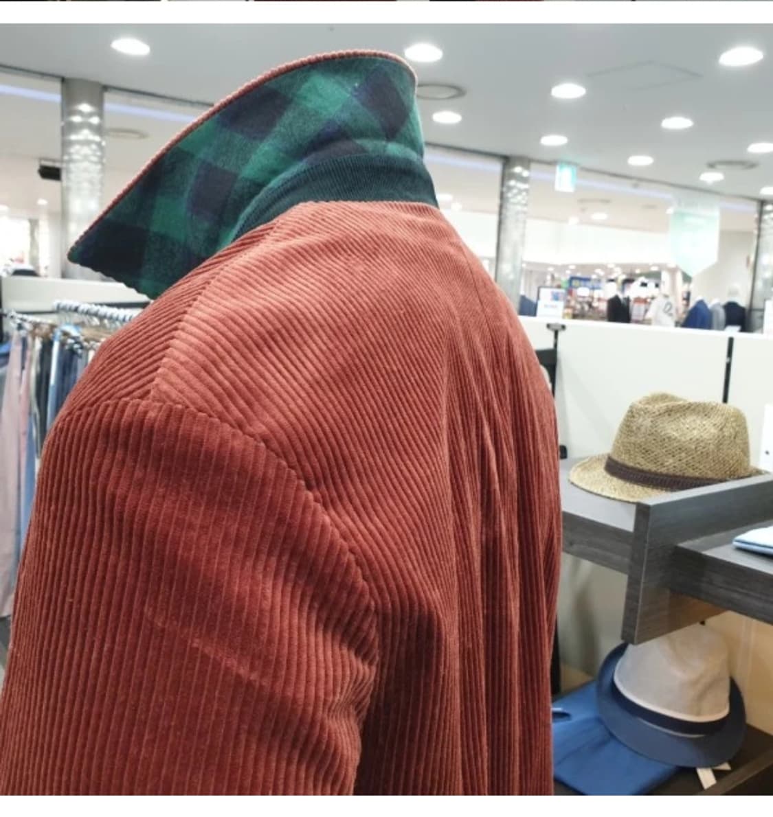 (새상품급)바쏘 코듀로이 브라운 맥코트 XL 상품이미지10