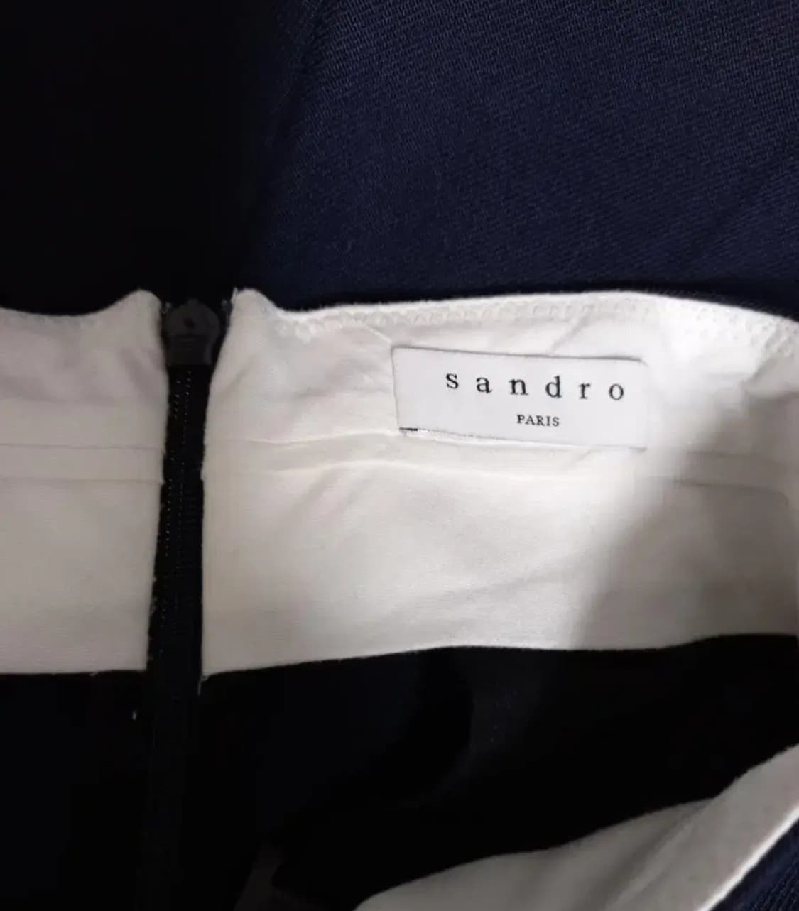 새 산드로 SANDRO 춘추 일자 통핏 팬츠 66.55 상품이미지7