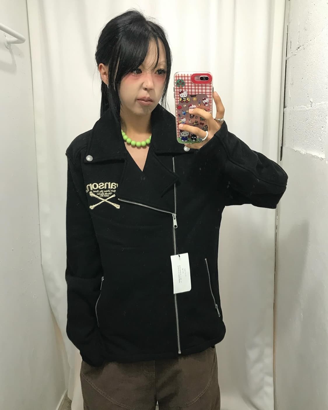 Vanson Skull Embroidery JK 상품이미지6