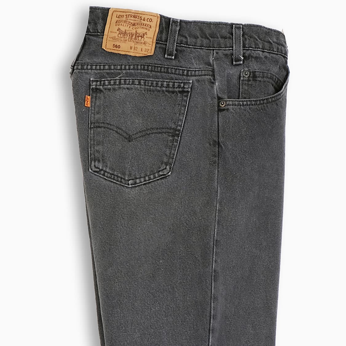 리바이스 560 오렌지탭 흑청 90s USA 31 인치 OR5603209 상품이미지5