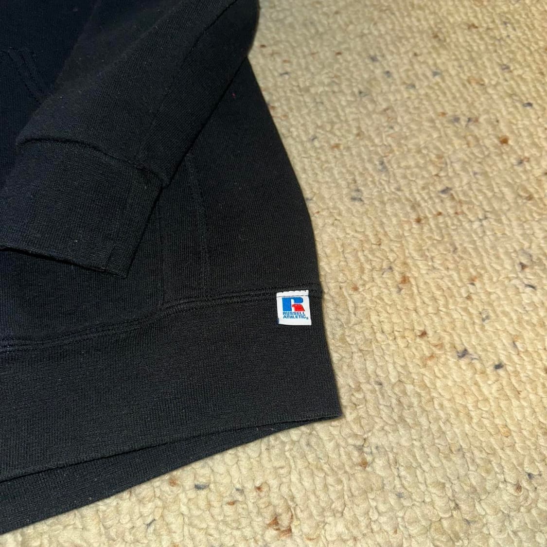 00s 온두라스 러셀 애슬레틱 후드집업 블랙 상품이미지3