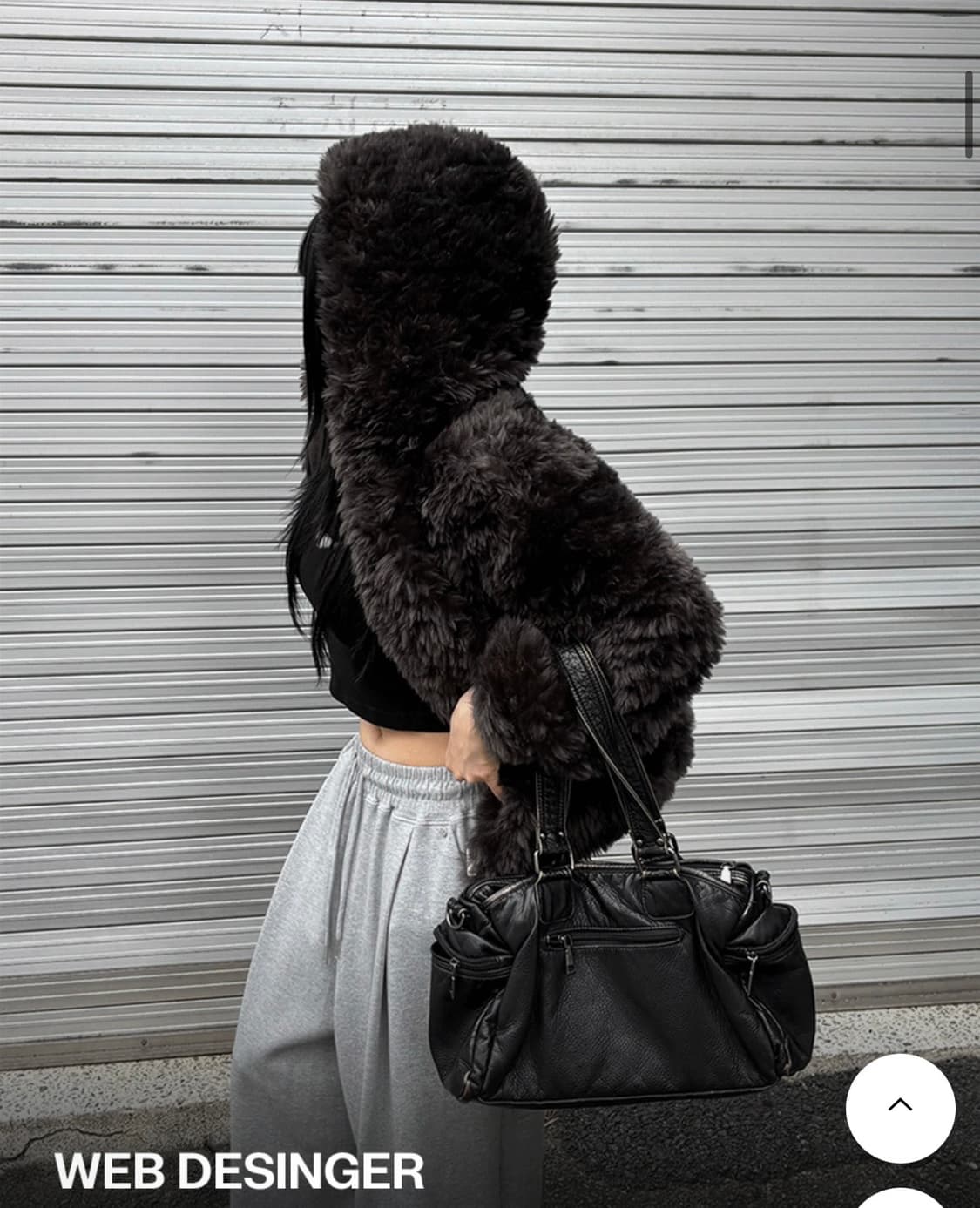 블랙업 모니첼 후드 퍼자켓 상품이미지4