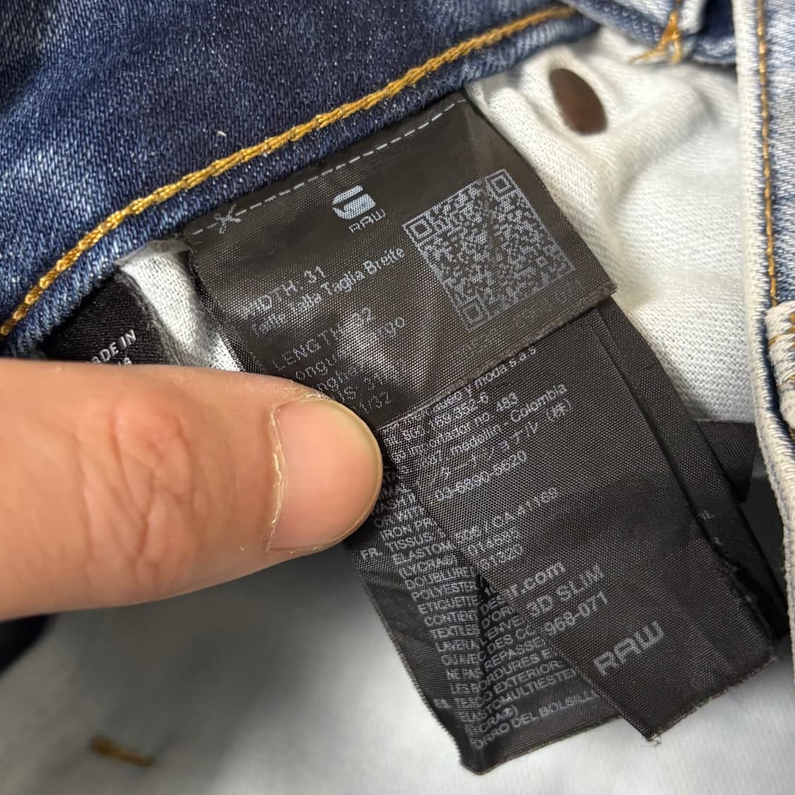 지스타 로우(G-STAR RAW) D-STAQ 3D 슬림 데님 상품이미지8