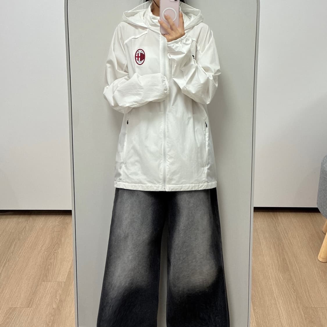 퓨마 AC밀란 화이트 레인 바람막이 자켓 상품이미지1