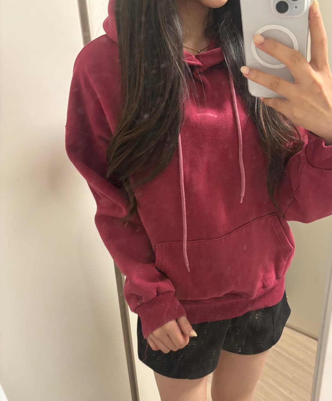 엔더블유알 와인 후드티 상품이미지4