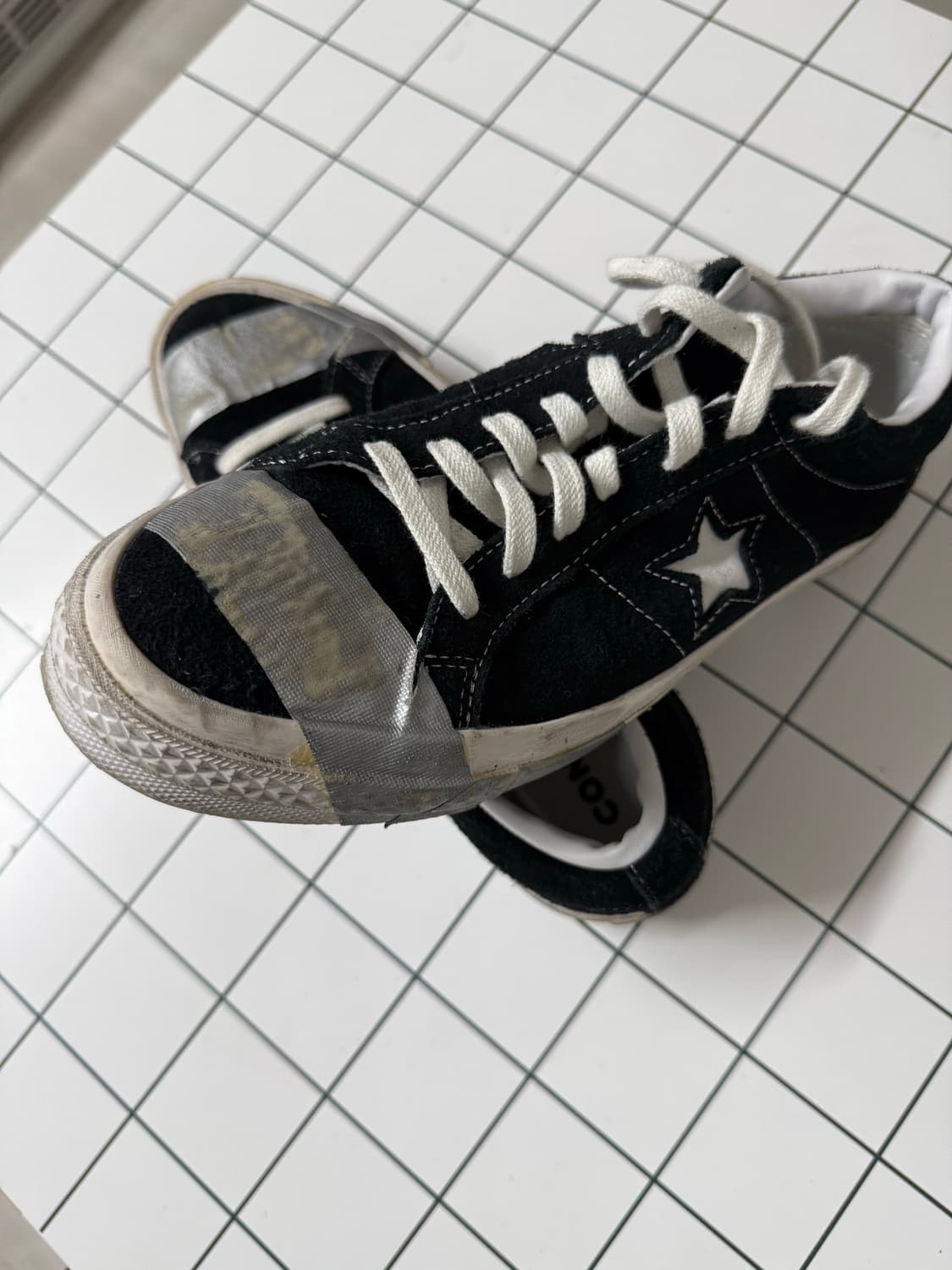 Converse One Star Ox Suede BlackGreyTape 상품이미지3