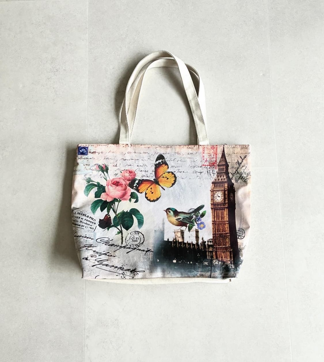 빈티지 프린팅 숄더백 상품이미지1