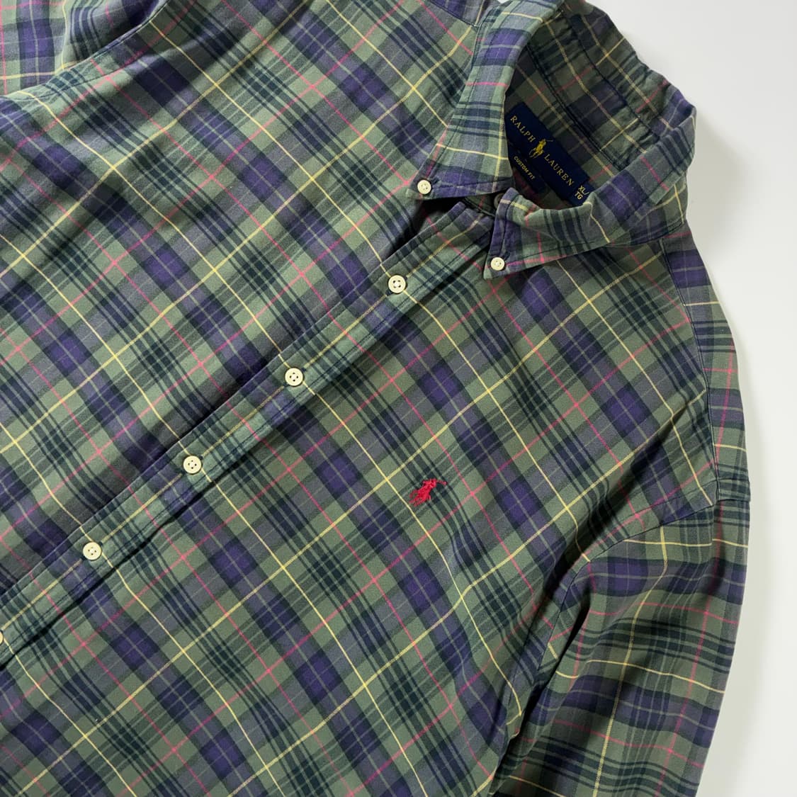 Polo  폴로 랄프로렌 자수 코튼 체크 셔츠  상품이미지3