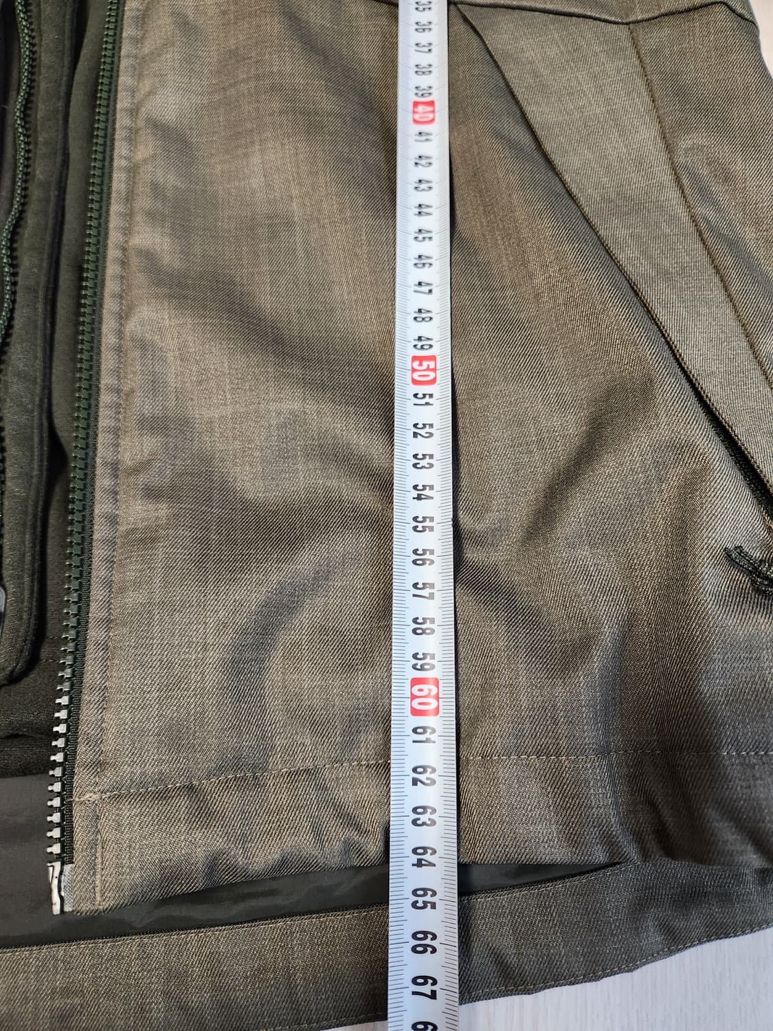 새상품급)언더아머 포터 쓰리인원 방수방풍 바람막이 재킷(기모 플리스 내피 상품이미지4