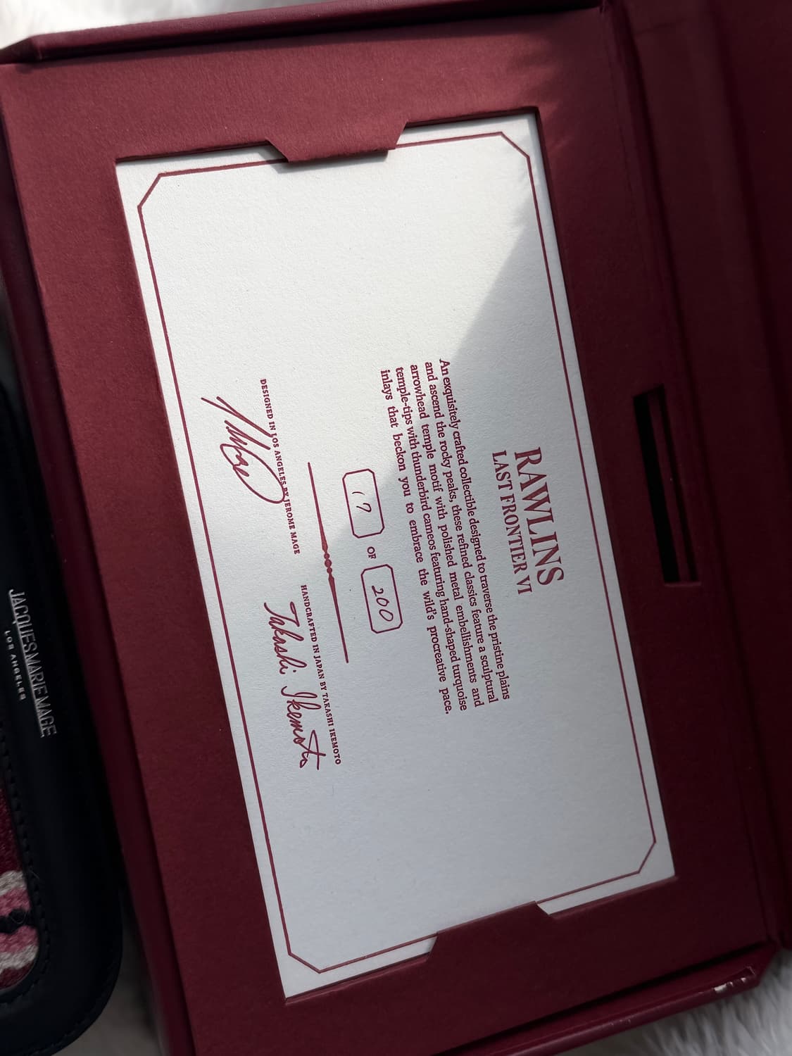 자크마리마지 라스트프론티어 롤린스 안경 상품이미지2