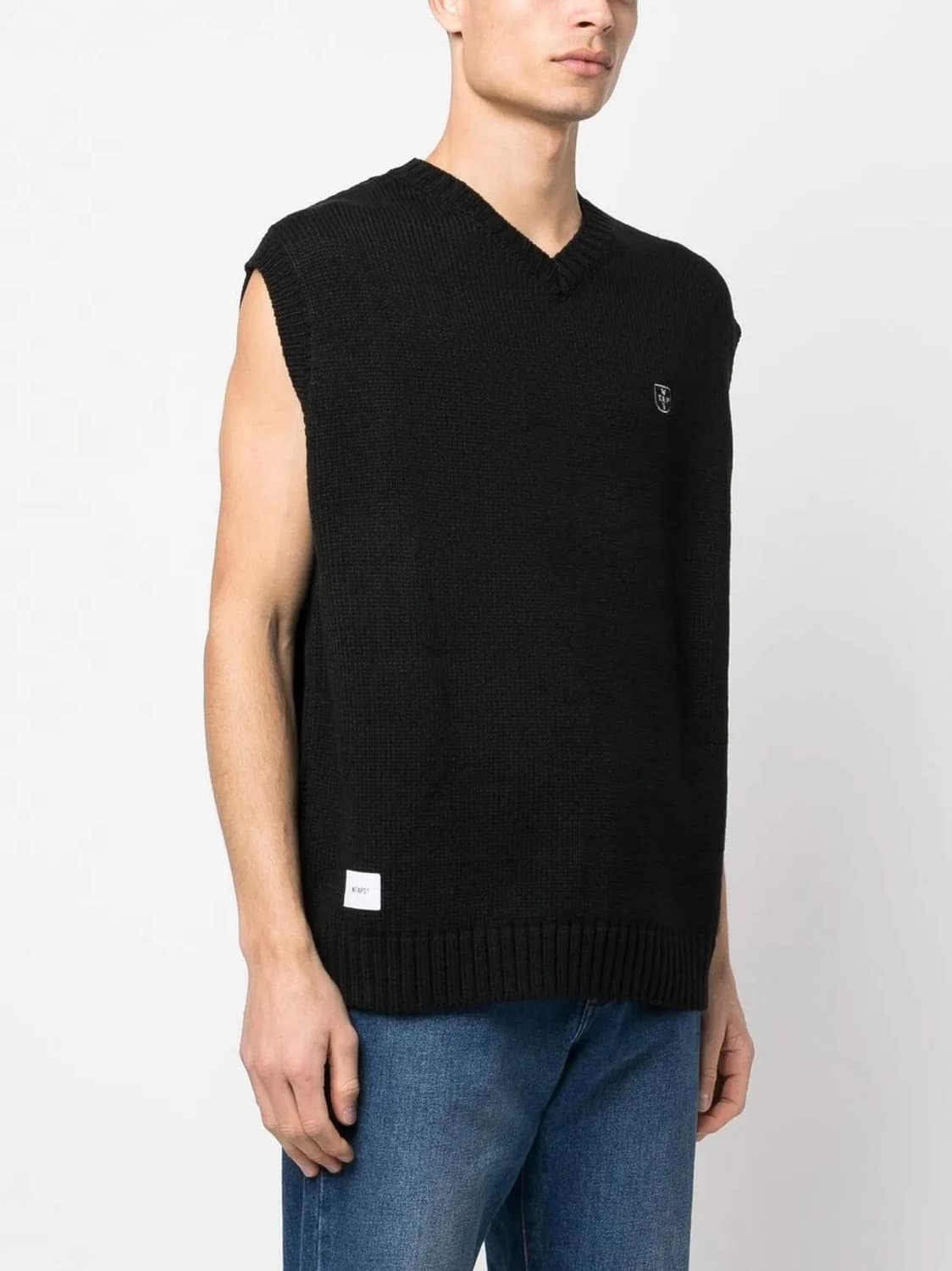 WTAPS 더블탭스 DITCH 브이넥 베스트 22aw 블랙 3 상품이미지10