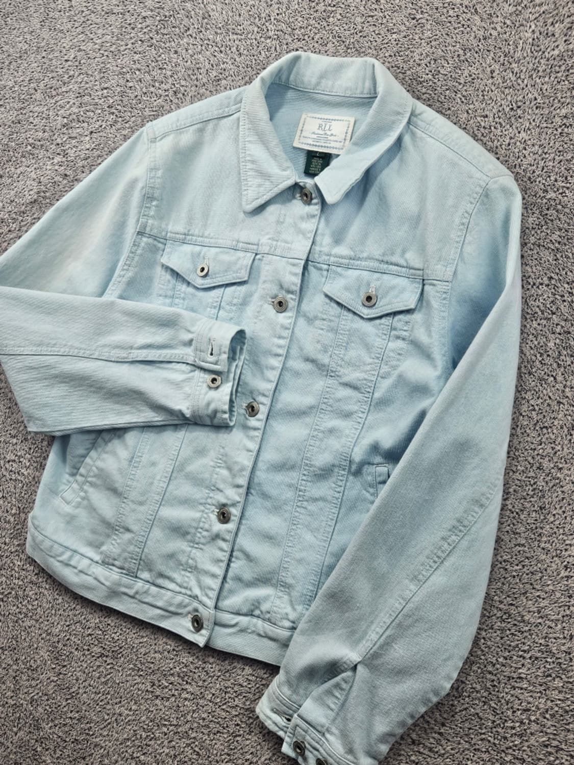 랄프로렌 RLL 라이트워싱 데님 트러커 자켓 ( L ) / 11634 상품이미지6