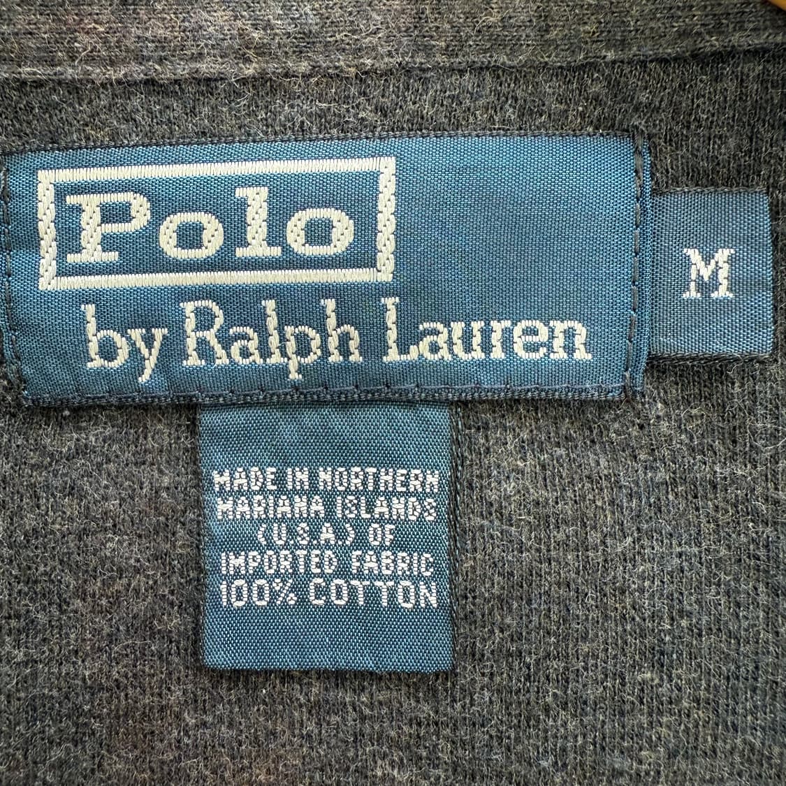 [M] 폴로 랄프로렌 빈티지 하프집업 반집업 맨투맨 차콜 3684 상품이미지5