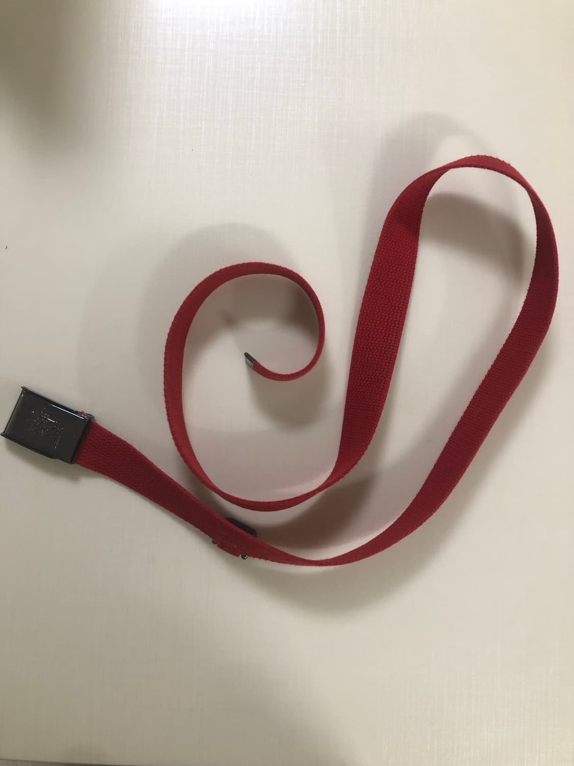 90’s 스투시 레드 웹벨트 상품이미지1