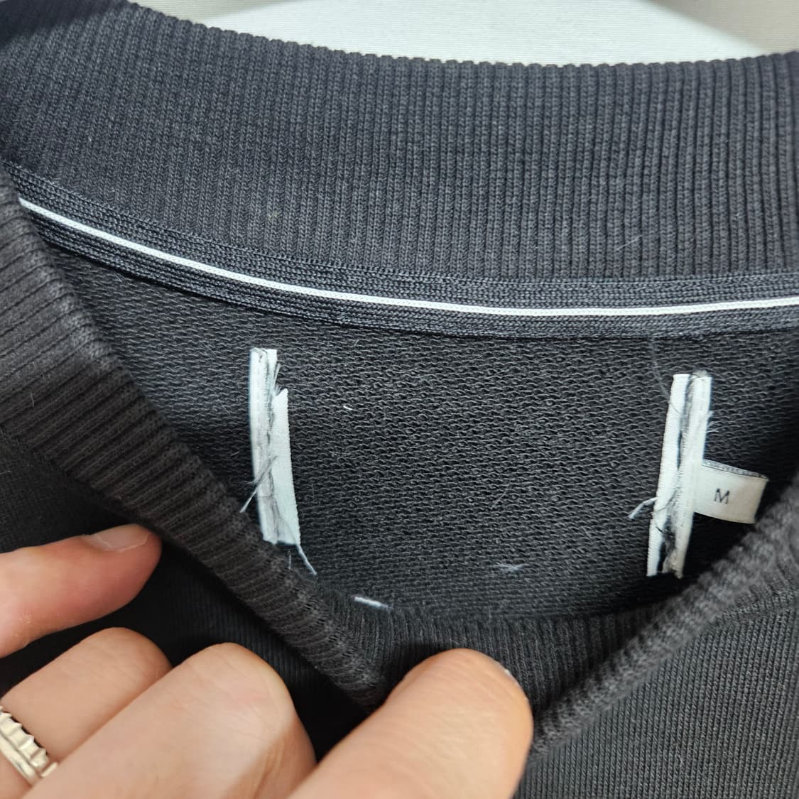 캘빈클라인 진스 오버핏 맨투맨 티셔츠 XL 상품이미지3