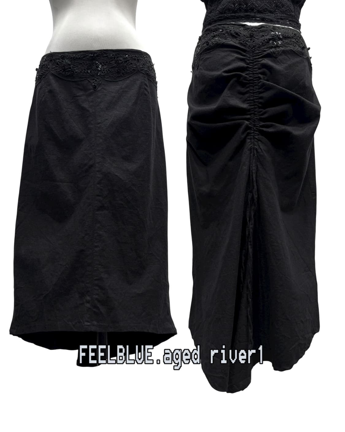 All Black fairy top skirt cardigan 3pcs  상품이미지6