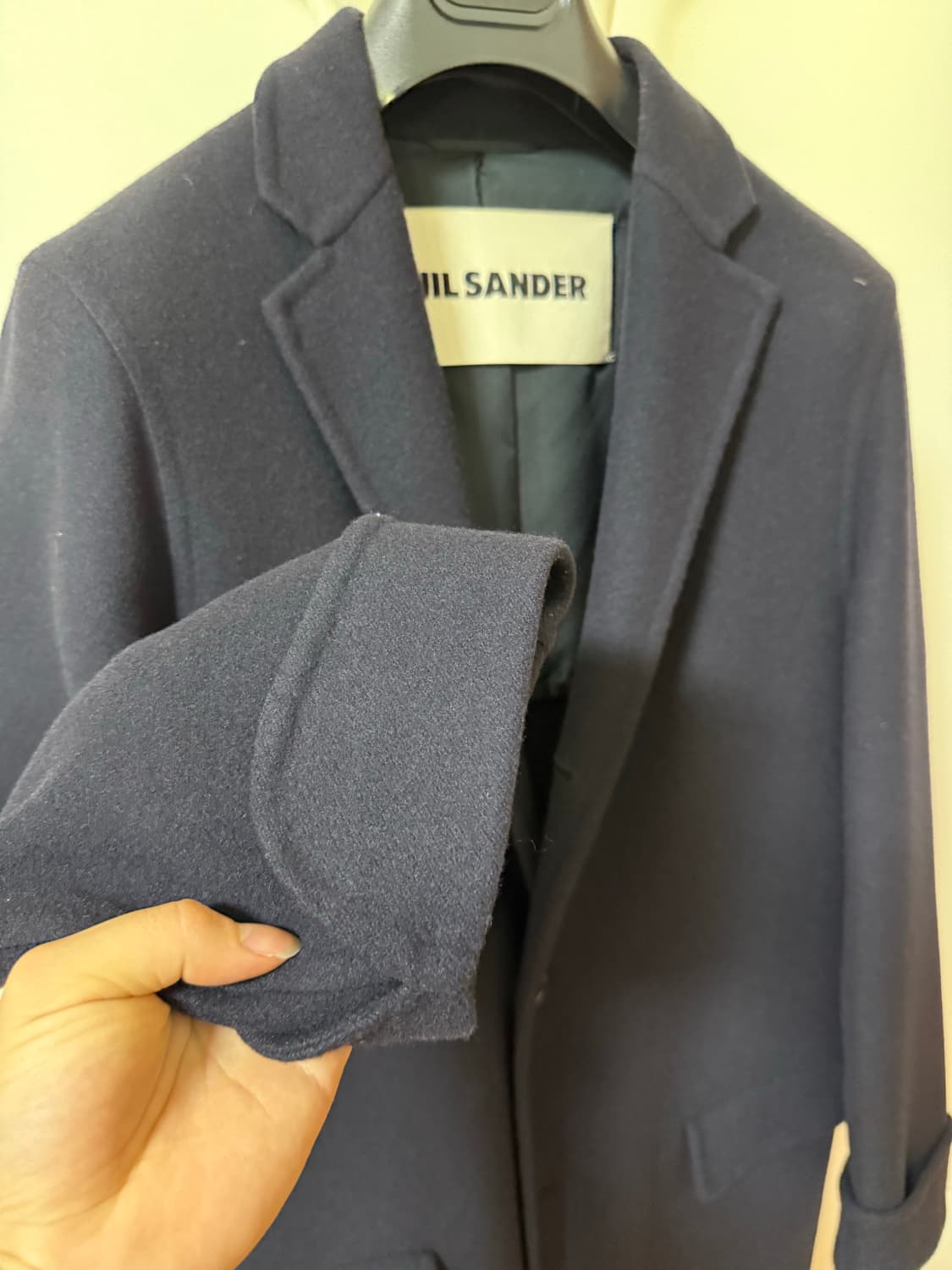 캐시미어 100% 싱글 코트 상품이미지2