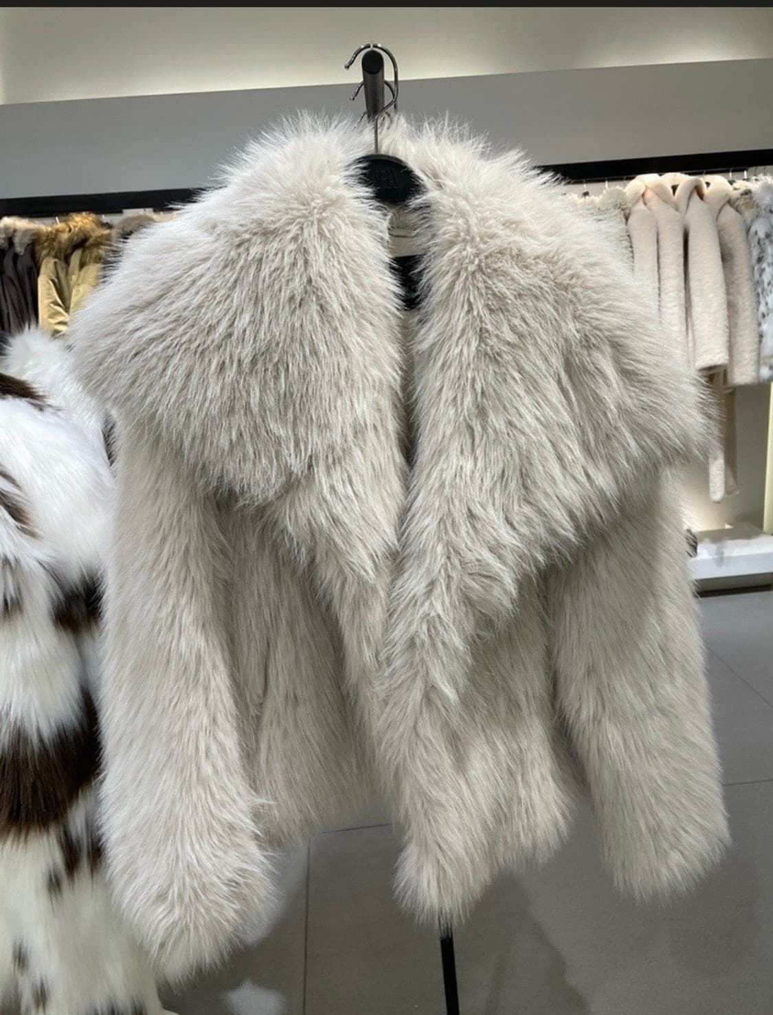 자라 ZW컬렉션 페이크 퍼 숏 코트 (새상품) 상품이미지4