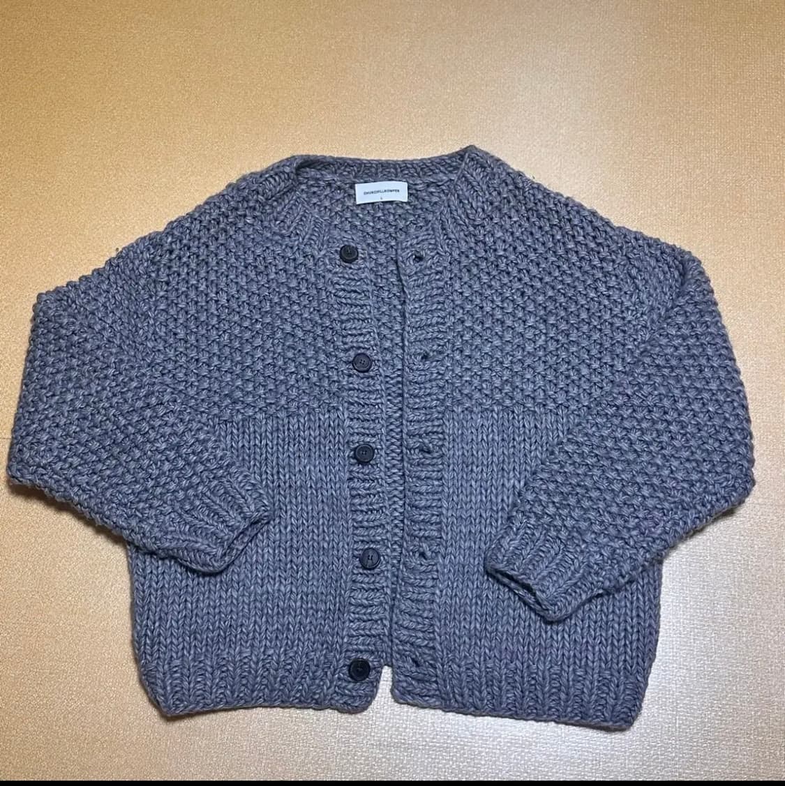 처칠롬퍼 핸드메이드 가디건 멜란지 그레이 [L] 상품이미지1