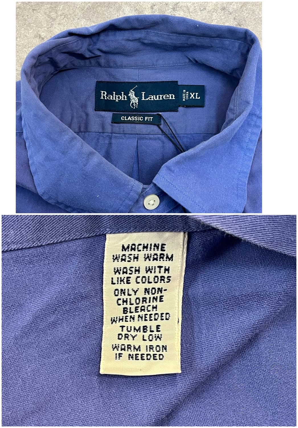 폴로 랄프로렌 셔츠 라이트퍼플 XL #csz3083 상품이미지3