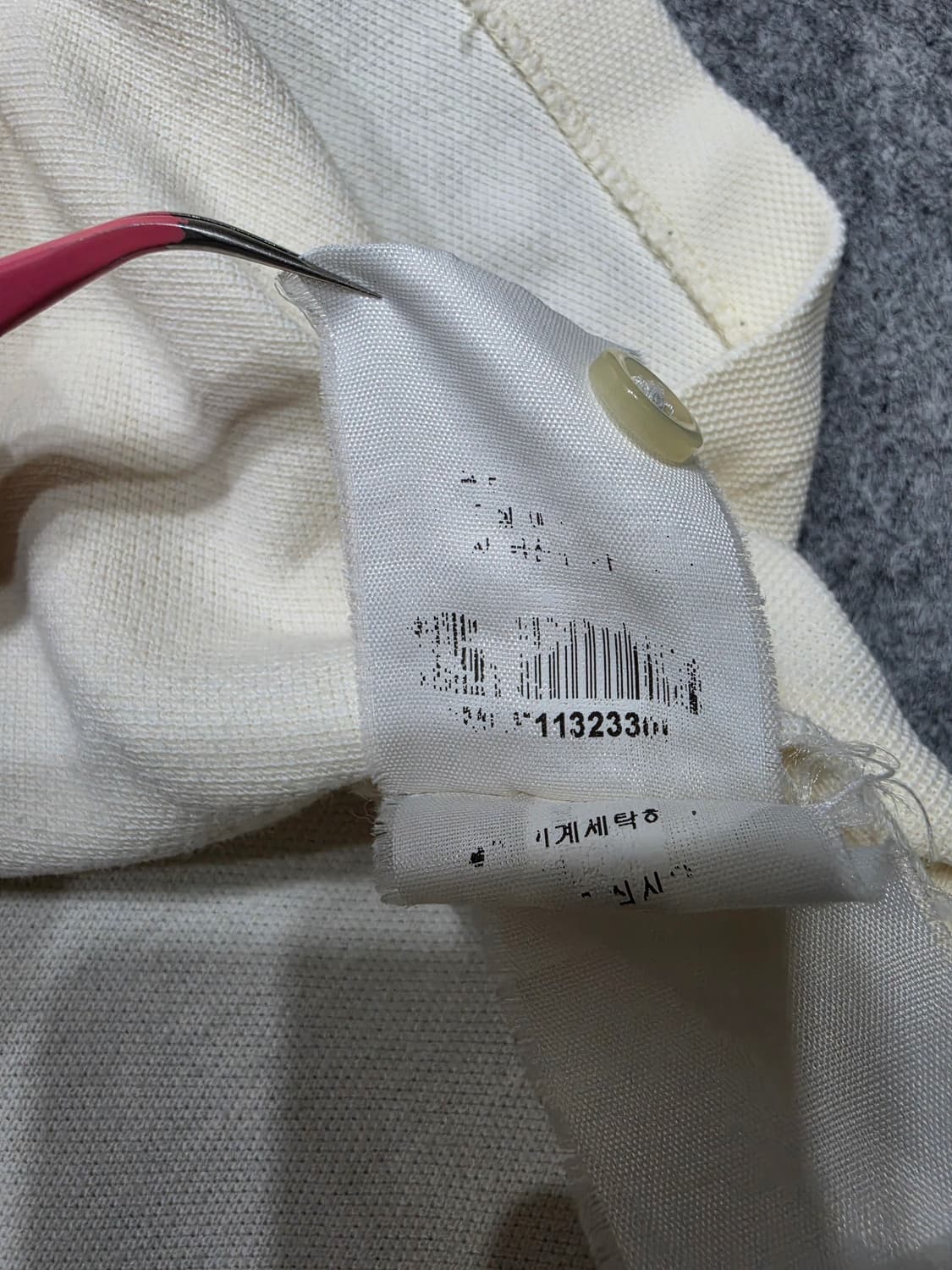 폴로 랄프로렌 멀티 빅포니 자수 커스팀핏 PK 카라 반팔티 L 상품이미지6