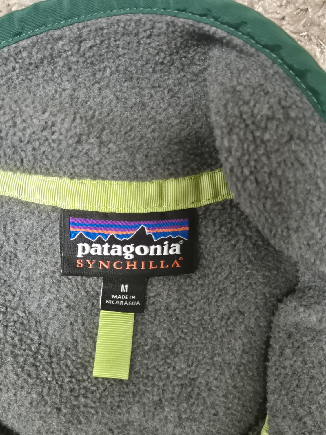 15s 파타고니아 신칠라 그레이/딥그린 상품이미지3