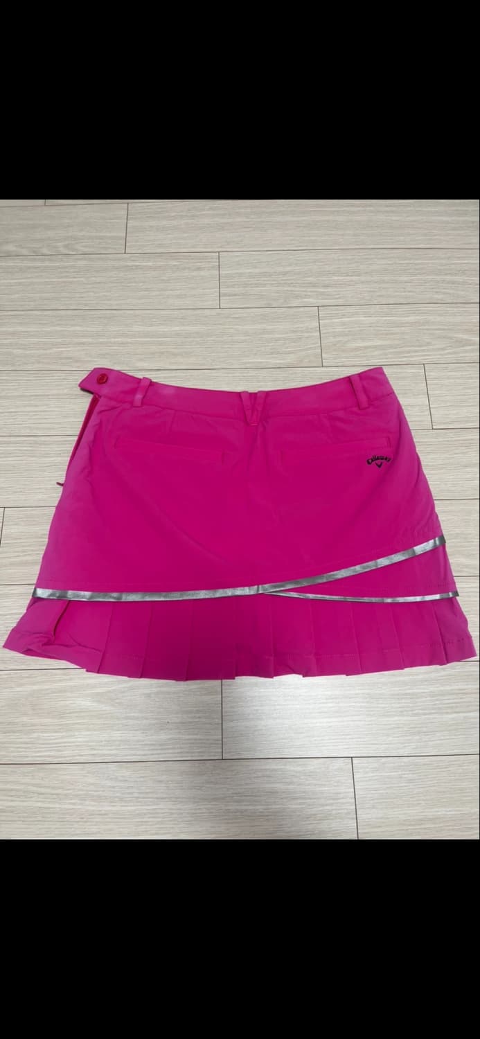 캘러웨이 핫핑크 골프 스커트 64 상품이미지3