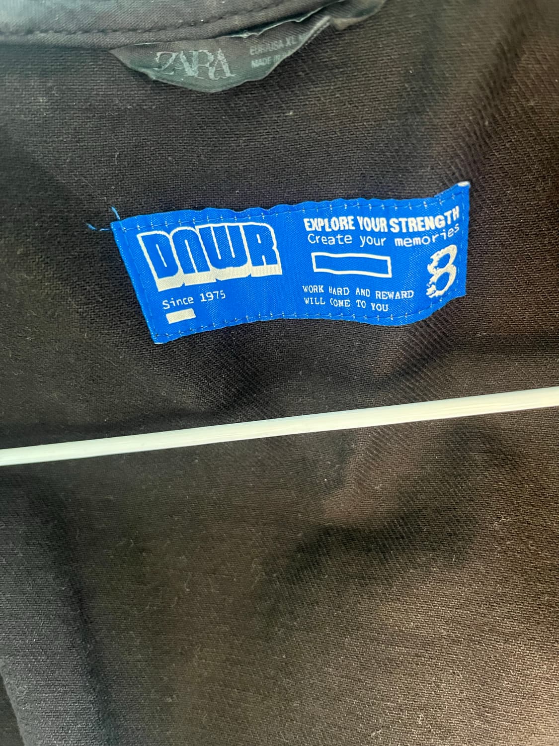 자라 dnwr 워싱 후드 상품이미지5