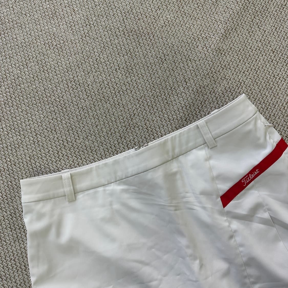 28 타이틀리스트 화이트 골프 스커트 0421D 상품이미지3