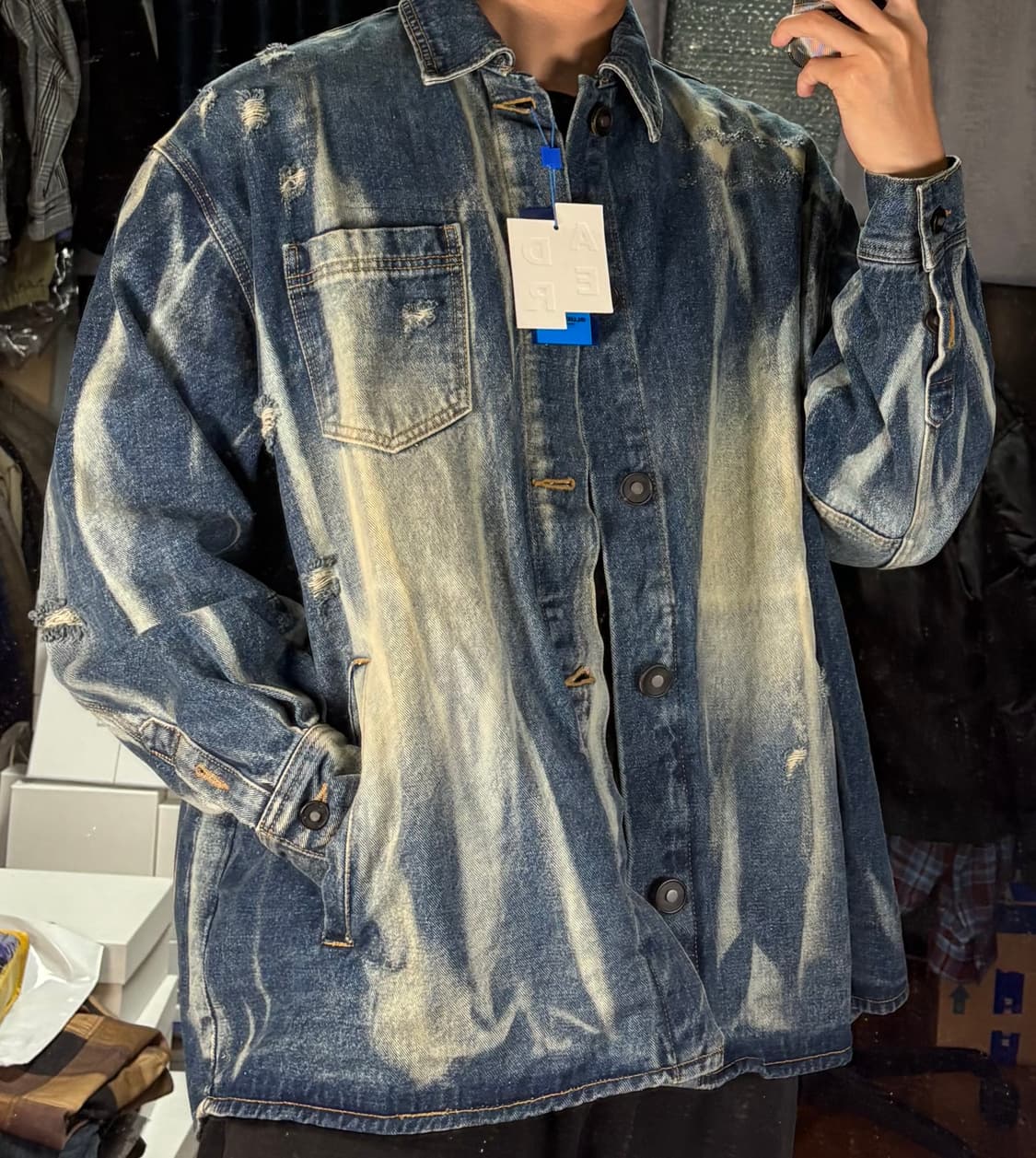 [ADER] 아더에러 Rueta Jacket Blue XL 상품이미지7