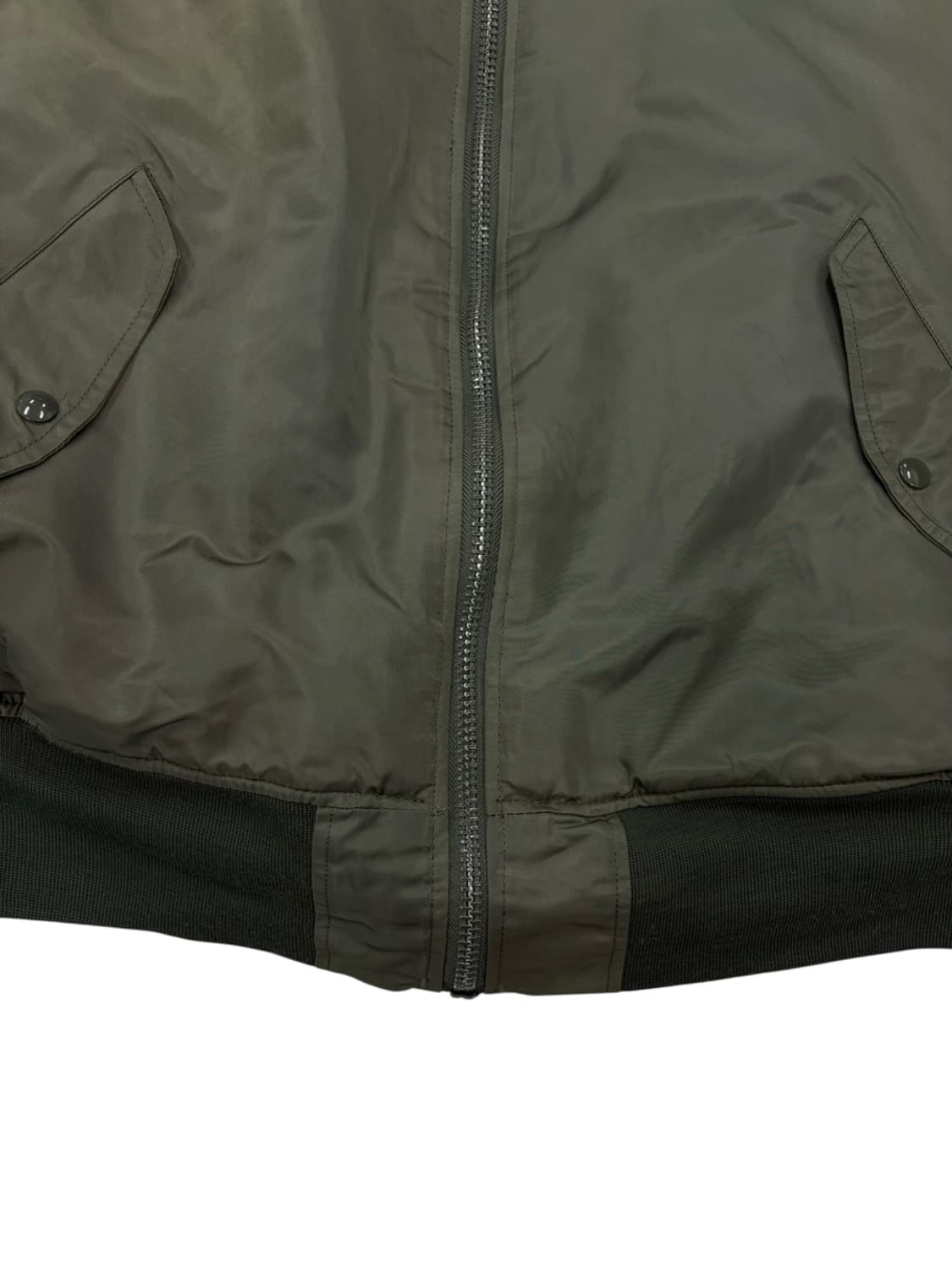 90년대 알파인더스트리 MA-1 항공점퍼 카키 (XL) 상품이미지5