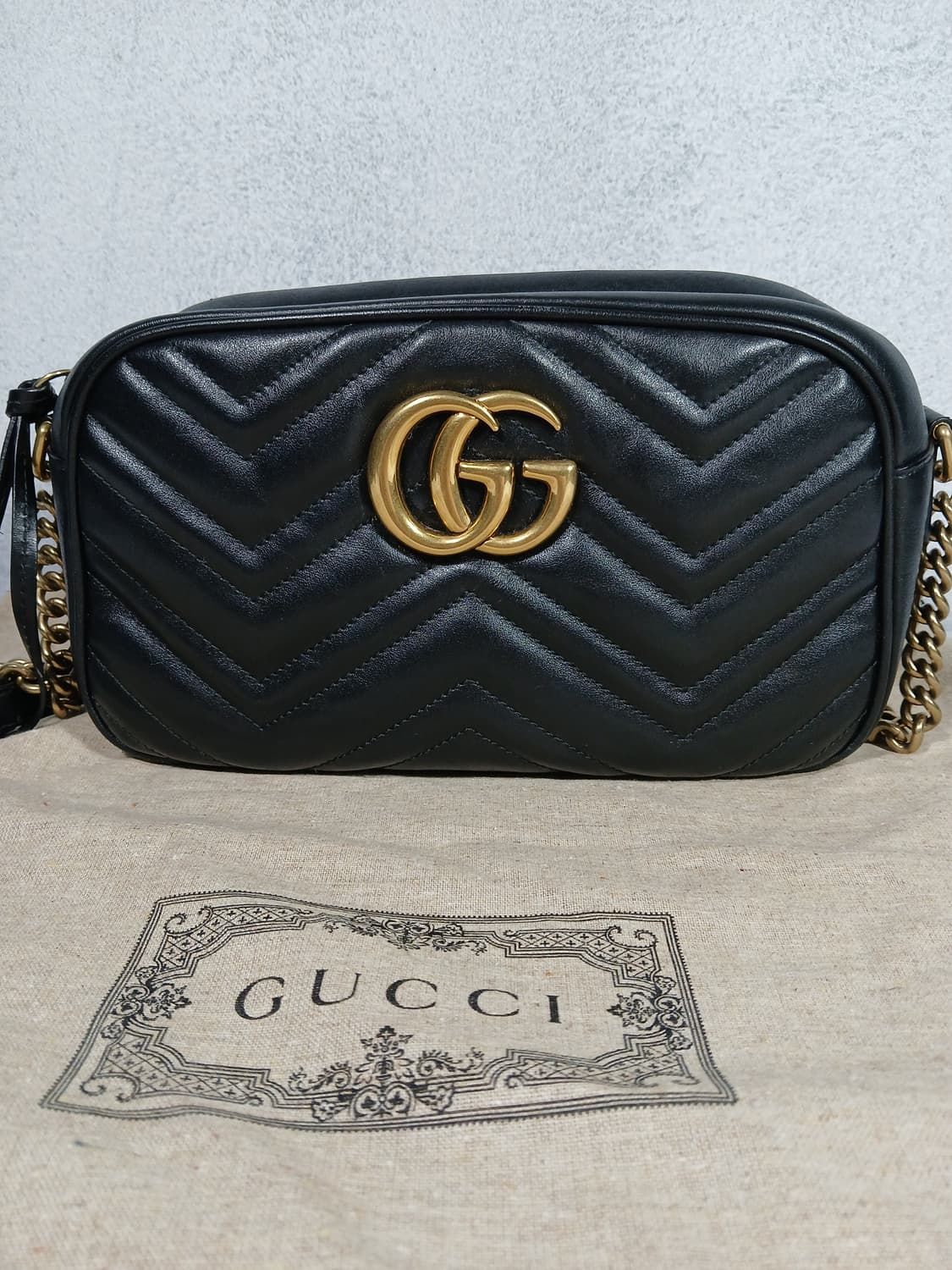 구찌 마몽 마틀라세 스몰 숄더백 상품이미지2