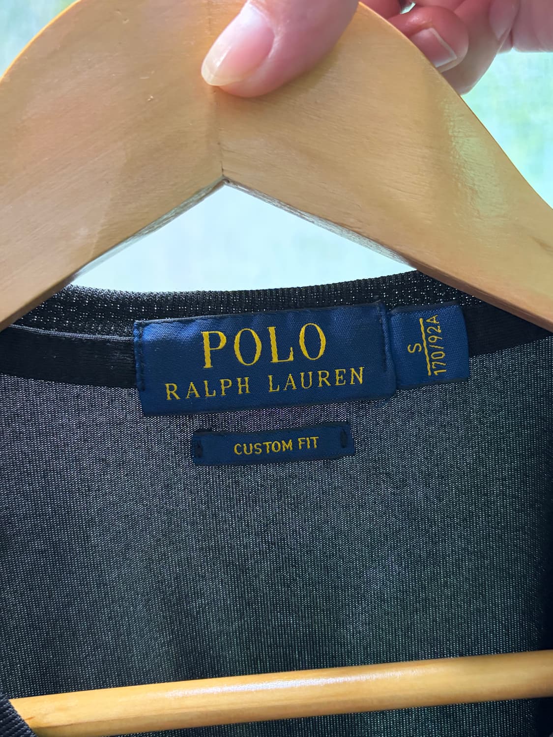 폴로 빅포니 치프키프 블랙와치 블록코어 블랙 배색 반팔 티셔츠 S 상품이미지7