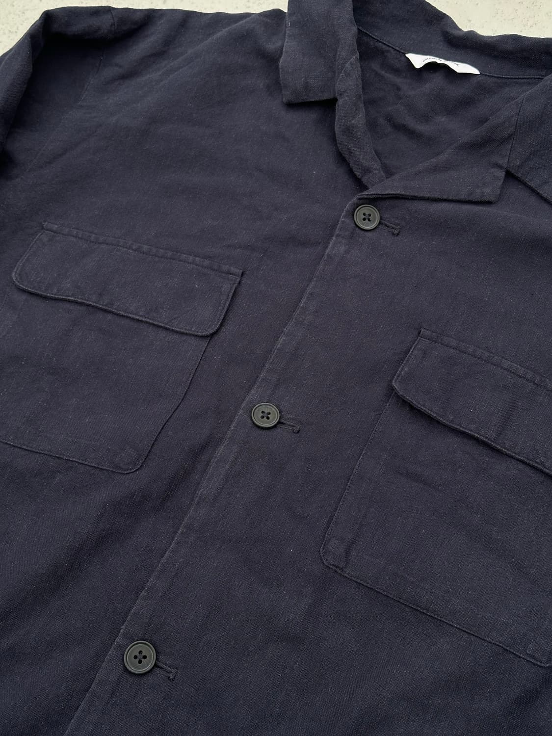 JP 글로벌워크 린넨 오픈포켓 셔츠 (100) 상품이미지3