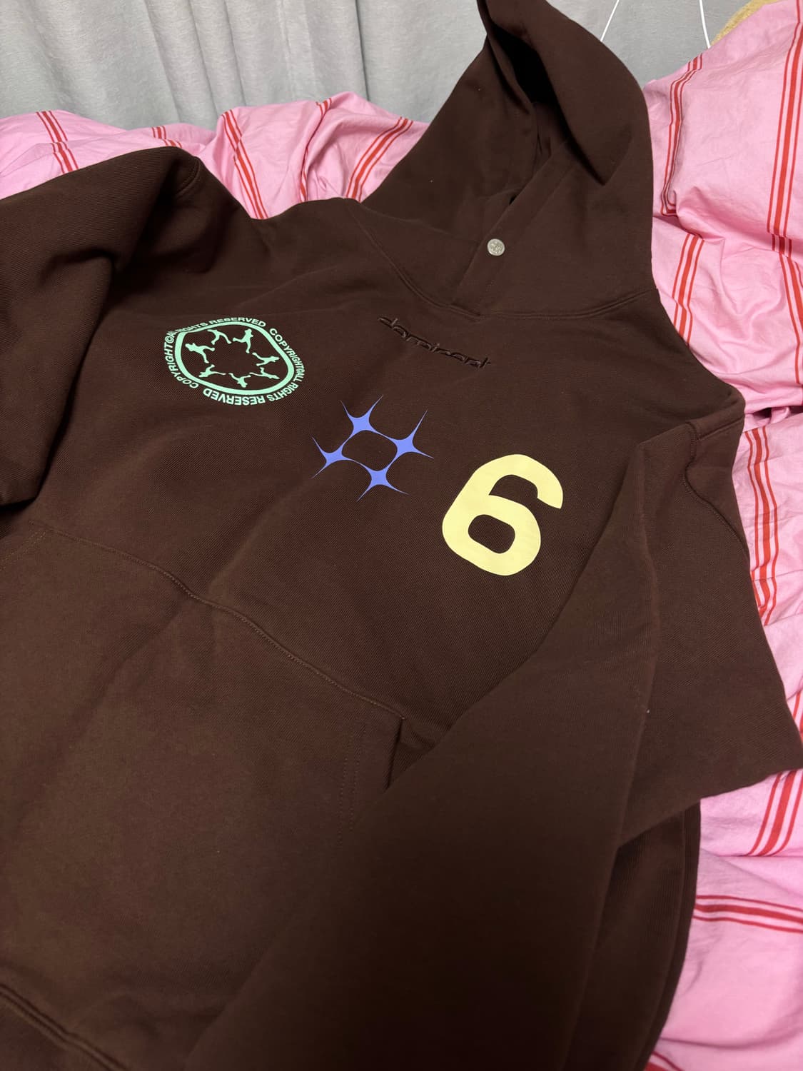 도미넌트 후드티 / Route 66 hoodie brown S사이즈 상품이미지2