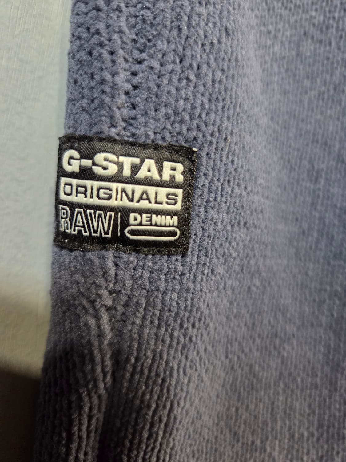 G-STAR 남성용 하프넥 니트 풀오버 그레이(L) 상품이미지5