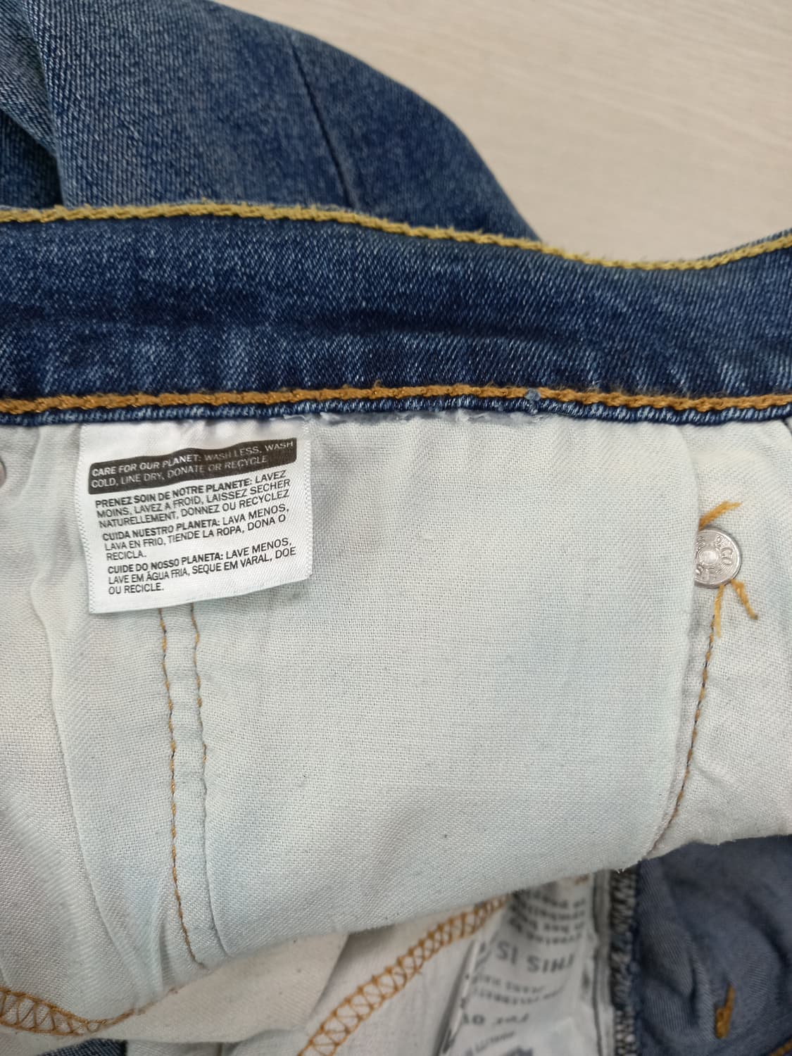 34 리바이스502 워싱 스판 슬림일자진 34-539 상품이미지9