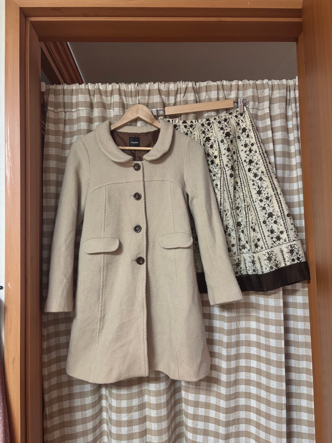 모리걸 둥근카라 원피스 코트 + 플로럴 러블리 세트 상품이미지7