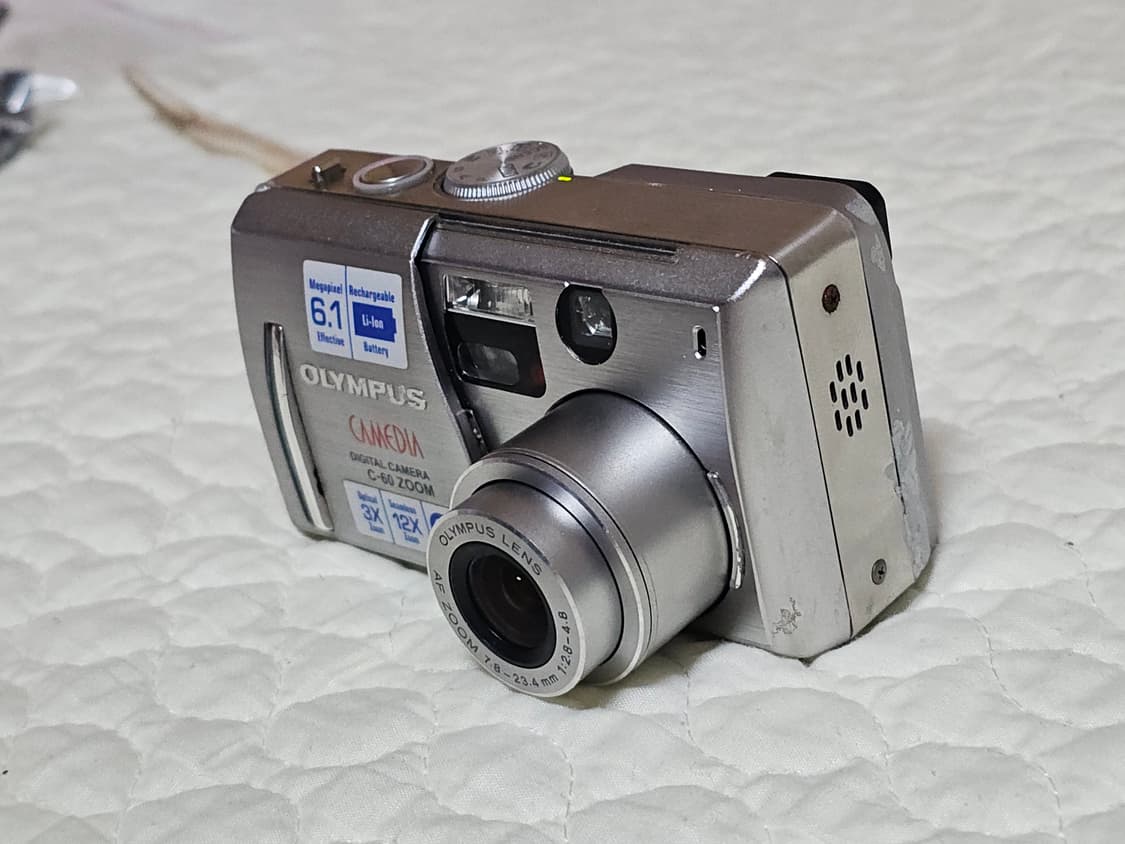 올림푸스 CAMEDIA C-60 ZOOM 레트로 디카 상품이미지3