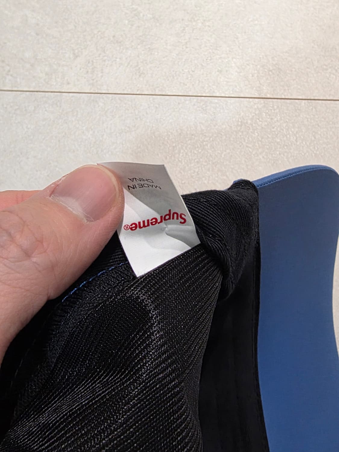 슈프림 고어텍스 팩라이트 롱 빌 캠프캡 블루 - 23SS 상품이미지3