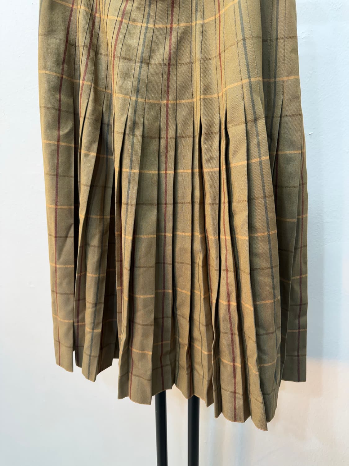 정품) 버버리 체크 패턴 스커트 28 상품이미지2