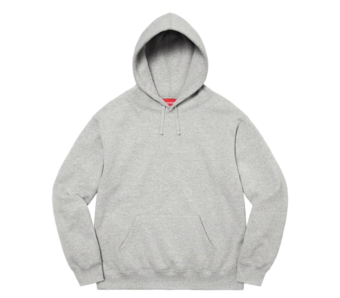 (xl) 슈프림 사틴 아플리케 후드 티셔츠 그레이 상품이미지2