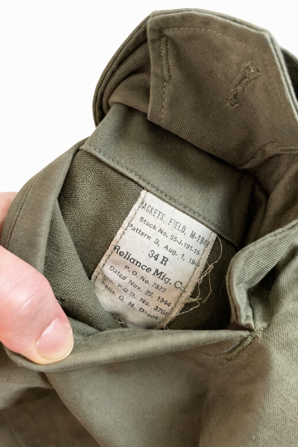 40's WW2 미군 M-43 필드 자켓 34R Pattern B 상품이미지5