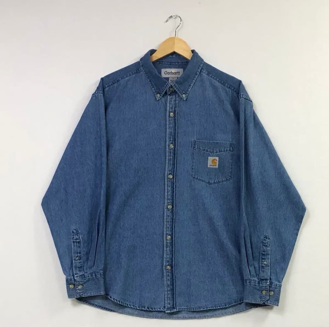 칼하트 데님 셔츠 L사이즈 A급 상태 (중고) 상품이미지1